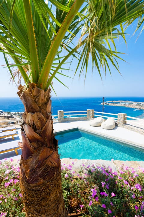 Villa, Private Pool, Sea View (Rock) | Premium bedding, pillowtop beds, in-room safe, desk