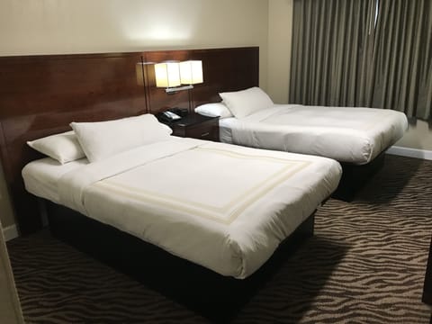 Standard Double Room, 2 Queen Beds | Individually furnished, desk, blackout drapes, free WiFi