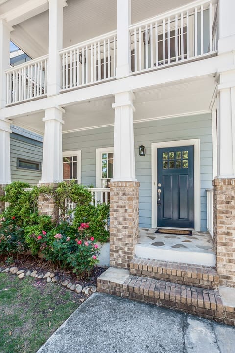Front Door of our Rental Near Atlanta.