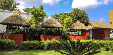 Family Room, 2 Twin Beds, Garden View | View from room