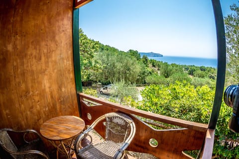 Mobile Home, 1 Bedroom, Sea View | Terrace/patio