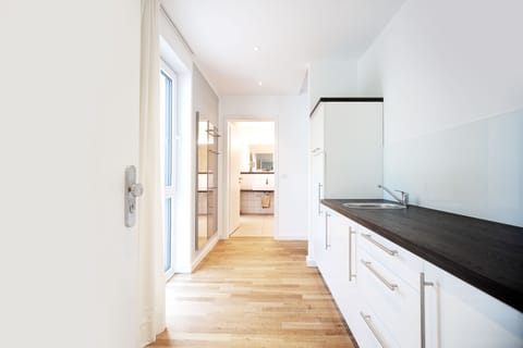 Fridge, microwave, coffee/tea maker, electric kettle