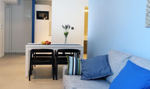 Apartment, 1 Bedroom | Living room | LCD TV