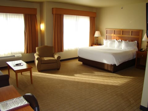 Deluxe Room, 1 King Bed, Kitchen (Large King Studio Half Kitchen) | Pillowtop beds, desk, laptop workspace, blackout drapes