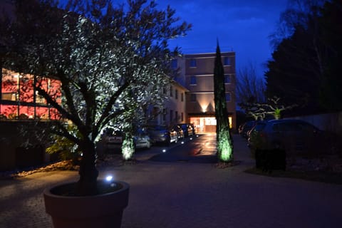 Front of property - evening/night