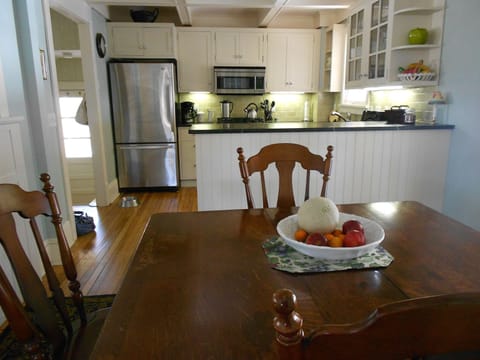 Modern kitchen and dinning room. 