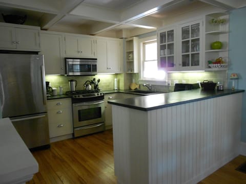 Cook your meals while viewing the lake from your kitchen window