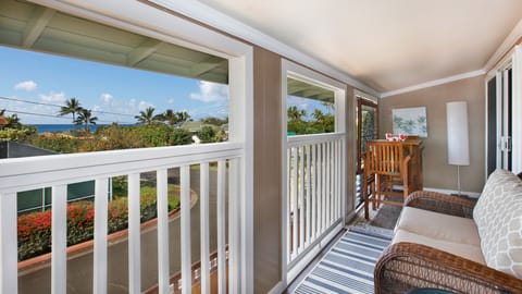 Nalo Bungalow at Poipu Beach Suite B - Ocean View Lanai - Parrish Kauai