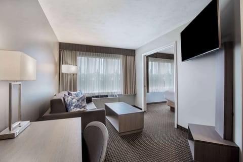 Suite, 2 Queen Beds, Non Smoking (One-Bedroom) | In-room safe, desk, iron/ironing board, free cribs/infant beds