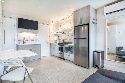 Modern efficiency with a fully stocked kitchen