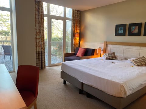 Standard Double Room, Terrace | Minibar, in-room safe, desk, iron/ironing board