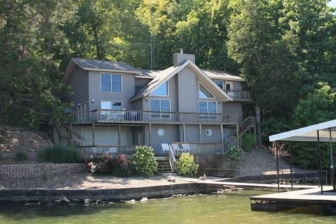 Lake View of the House and Dock