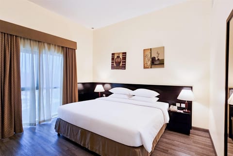 1 bedroom, premium bedding, down comforters, in-room safe