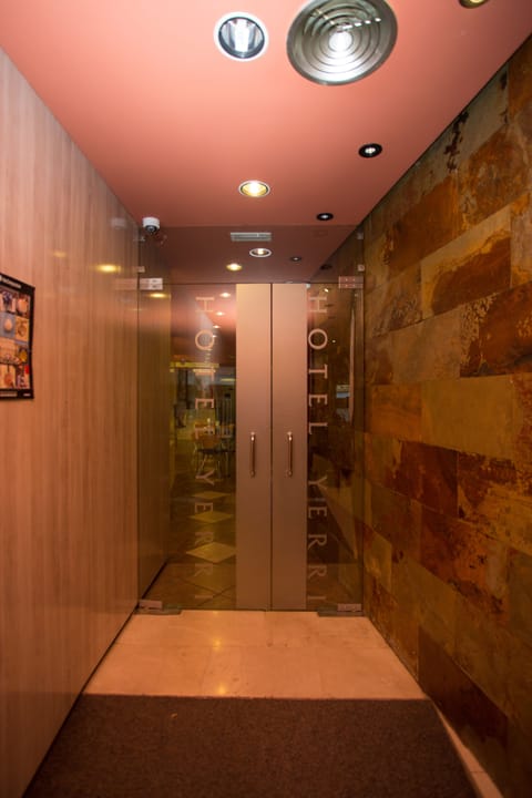 Interior entrance