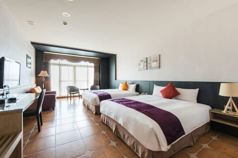 Standard Quadruple Room | Premium bedding, down comforters, pillowtop beds, desk