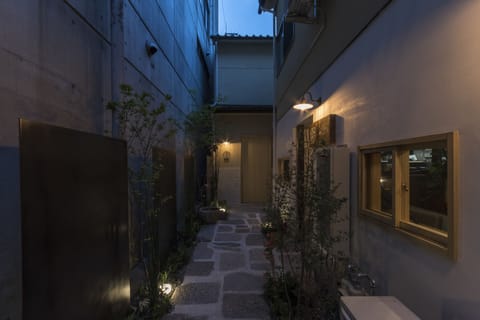 Front of property - evening/night