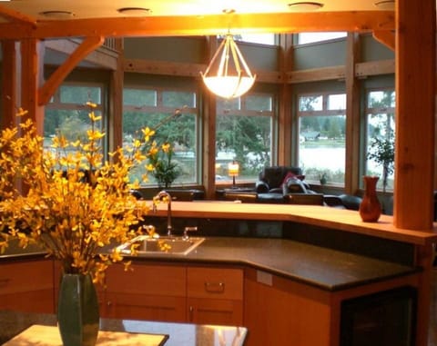 Bar looking out towards the main living area. 