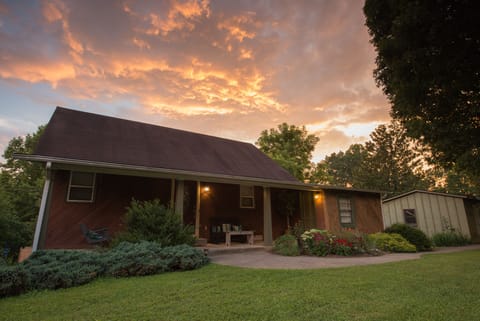 The front porch, a great place to unwind at the end of the day!