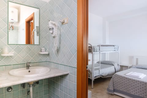 Shower, free toiletries, hair dryer, bathrobes