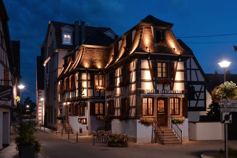 Front of property - evening/night