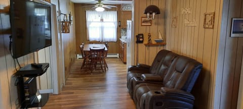 Central Den area with view of dining room