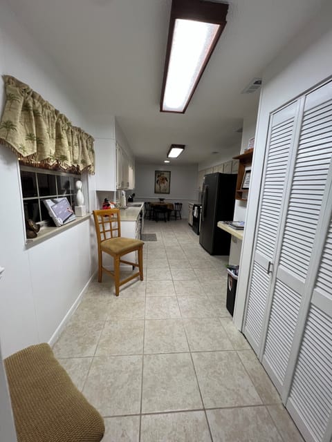 View of Kitchen from laundry room