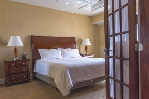 Deluxe Suite, 1 King Bed | Iron/ironing board, free cribs/infant beds, free WiFi, bed sheets