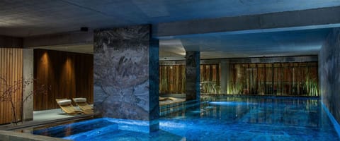 Indoor pool, open 6:00 AM to 11:30 PM, sun loungers