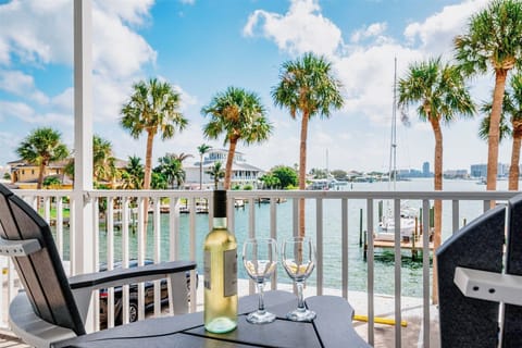 Enjoy the beautiful views from your balcony.