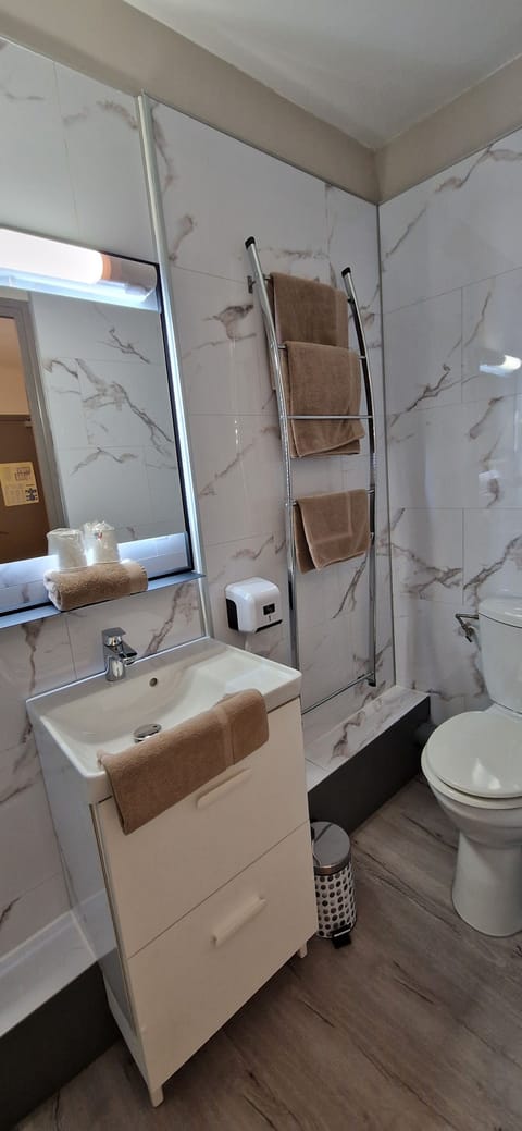 Double Room | Bathroom | Hair dryer, towels