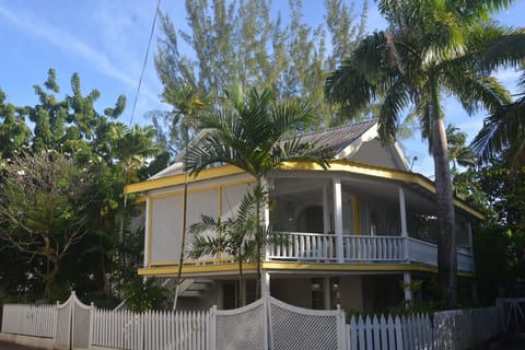 Exterior of house facing sea
