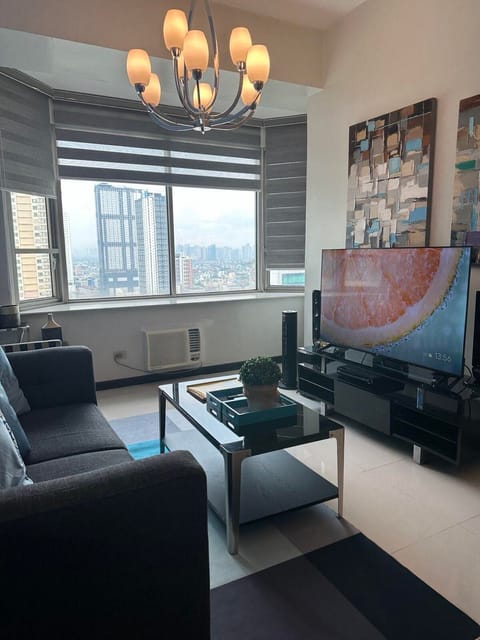 45-inch flat-screen TV with cable channels, LED TV