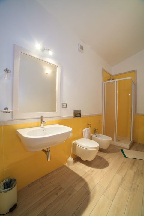 Standard Double or Twin Room | Bathroom | Shower, rainfall showerhead, hair dryer, bidet