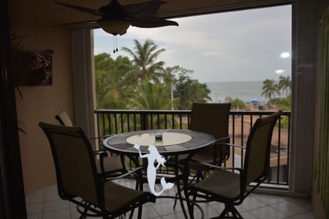 Screened in porch with beautiful views.