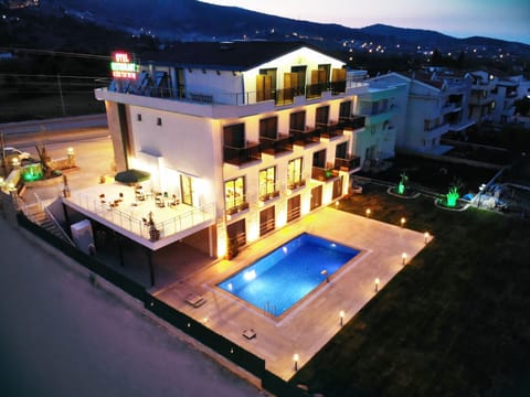 Front of property - evening/night