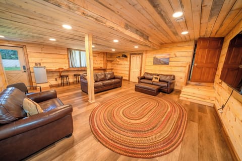 Basement living area