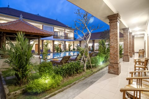 Superior Double or Twin Room, Balcony, Pool View | Terrace/patio