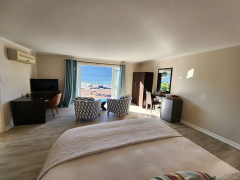 Family Double or Twin Room, Multiple Beds, Balcony, Sea View | Premium bedding, in-room safe, desk, soundproofing