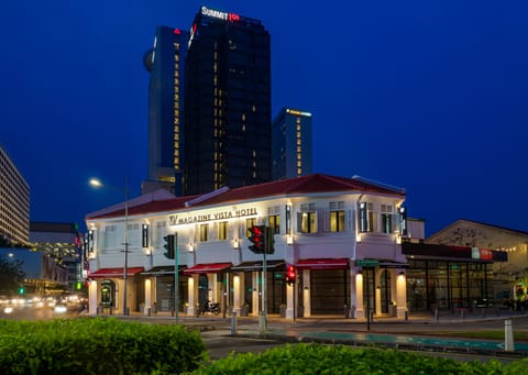 Front of property - evening/night