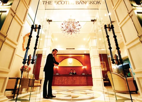 Interior entrance