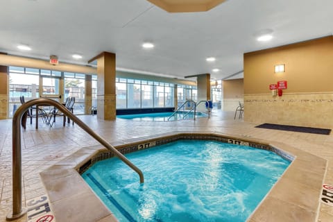 Indoor pool, outdoor pool