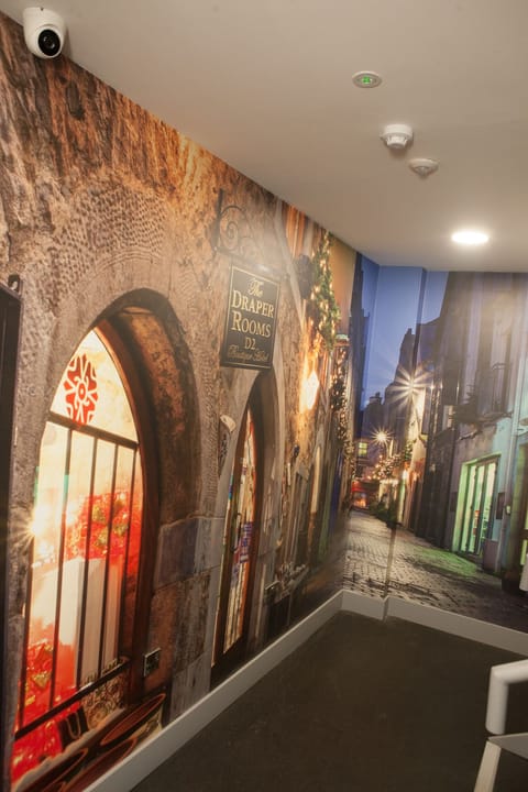 Interior entrance