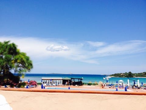 The view from the flat terrace