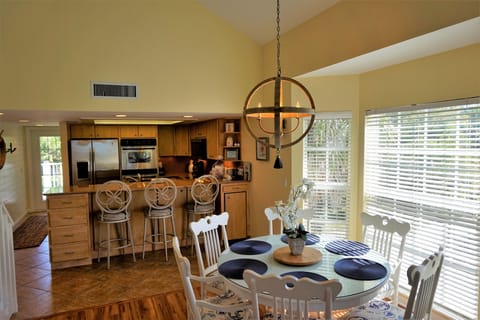 Kitchen Area and Dining Room