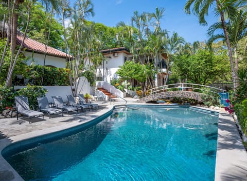 Villa in background - wonderful pool