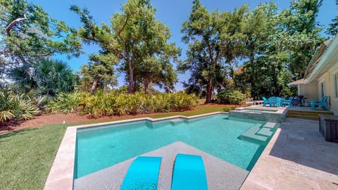 Private Pool with In-water Lounge Chairs