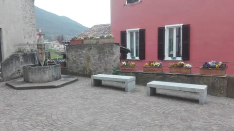 This is the fountain you can take fresh spring water from, only at few meters