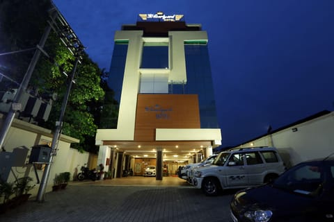 Front of property - evening/night