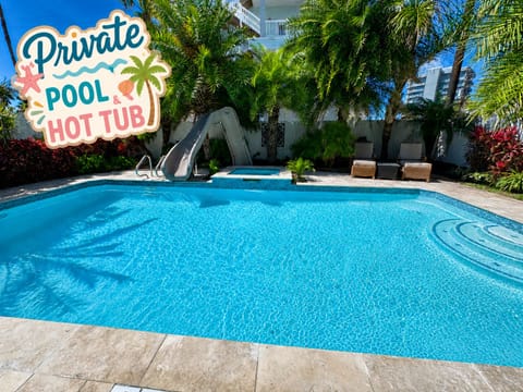 Private backyard oasis