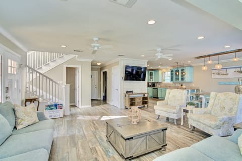 Super large living room space